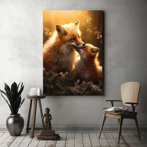 Leinwandbild Fox-Love 60 x 90 cm