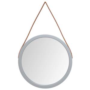 Miroir mural Marron - Argenté - 45 x 45 cm