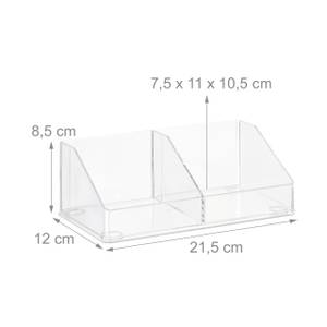 Make-up Organizer Kunststoff - 22 x 9 x 12 cm