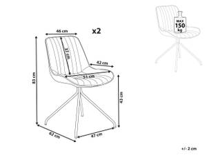 Chaise de salle à manger NAVASOTA Beige