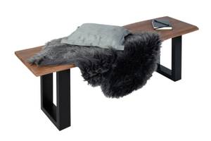 Sitzbank NOAH Braun - Massivholz - Holzart/Dekor - 120 x 47 x 42 cm