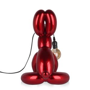 Lampe Sitzende Ballonhund Rot - 31 x 46 x 50 cm