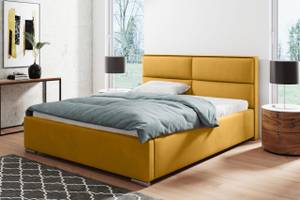 Doppelbett Polsterbett Cali Gold - Breite: 137 cm