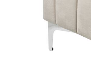 Doppelbett LUNAN Grau - Taupe - Breite: 186 cm