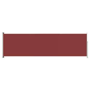 Auvent latéral 3016425-4 Rouge - Métal - Textile - 600 x 180 x 1 cm