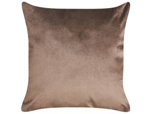 Kissen 2er Set POPPY Braun - Gold - Textil - 45 x 8 x 45 cm