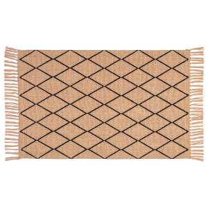 Badteppich SAMBU, Jute, 50 x 80 cm Braun - Naturfaser - 50 x 1 x 80 cm