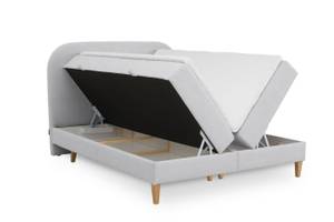 Boxspringbett Alto Hellgrau - Breite: 120 cm