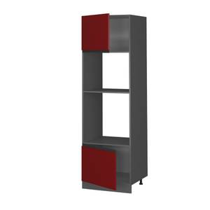 Armoire micro-ondes R-Line 39753 Anthracite - Rouge