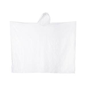 100 x Regenponcho transparent Kunststoff - 120 x 122 x 1 cm