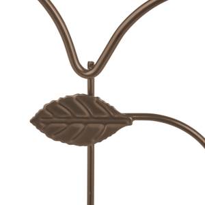 Bordure de jardin en métal 4 éléments Marron - Métal - 39 x 28 x 2 cm