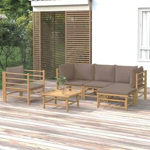 Salon de jardin 3028491-3 (lot de 6) Marron - Taupe