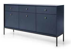 Sideboard MONO Blau - Holzwerkstoff - 153 x 83 x 39 cm