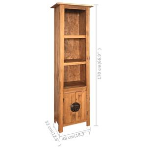 Badmöbel Set 275425 (5-teilig) Braun - Massivholz - Holzart/Dekor - 70 x 63 x 32 cm