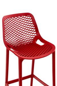 Tabouret de bar Air Lot de 2 Rouge