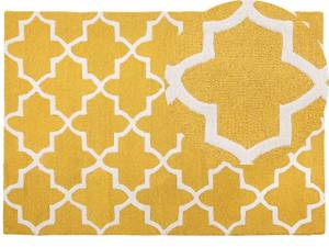 À poil court SILVAN Beige - Jaune - 160 x 160 x 230 cm