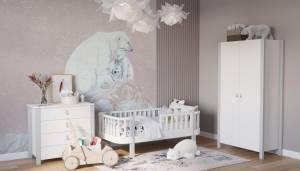 Kinderbett ETUDE KSB001 Grau