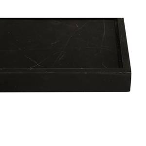 Tablett Marble - Schwarz - Stein - 15 x 3 x 24 cm