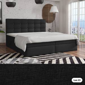 Boxspringbett Doppelbett Elegante Braun - Breite: 140 cm