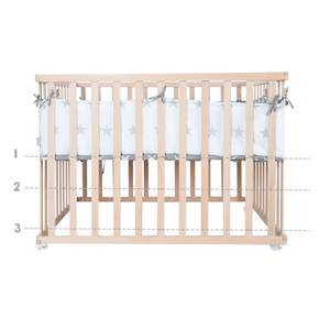 Laufgitter Little Stars 100x100 cm Braun - Holzwerkstoff - 100 x 73 x 100 cm