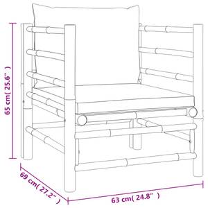 Gartensessel 3028341-1 Hellgrau