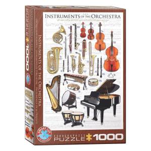Puzzle Instrumente des Orchesters Papier - 26 x 6 x 36 cm