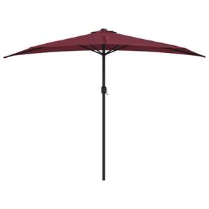 Parasol de balcon 3005106 Rouge - 155 x 223 x 300 cm