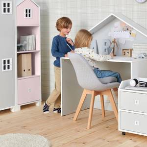 Kindermöbel-Set MIRUM (6er-Set) Grau - Rosé - Weiß