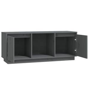 TV-Schrank D830 Grau - Massivholz - 35 x 44 x 111 cm