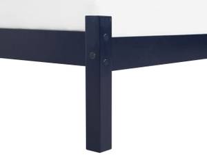 Lit double FLORAC Bleu - Bleu marine - Largeur : 147 cm