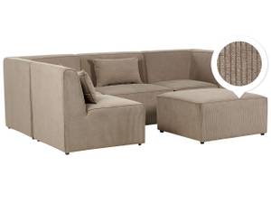 Modulsofa LEMVIG 5-tlg Beige - Taupe - 250 x 166 cm