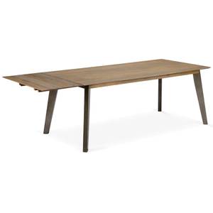 Table Malaga Marron 200x100 cm Marron - Bois massif - Bois/Imitation - 200 x 75 x 100 cm