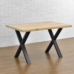 Set de 2 Pieds de Table Greith Noir - Métal - 59 x 72 x 8 cm