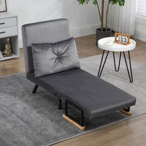 Schlafsofa 839-834V00CG Glas Grau