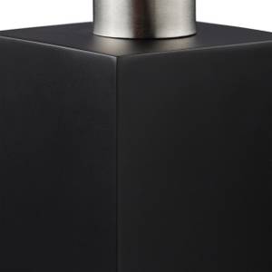 Porte-savon liquide pompe en inox carré Noir - Argenté