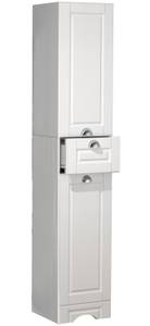 Armoire haute Casalo Blanc - Bois manufacturé - 35 x 180 x 32 cm