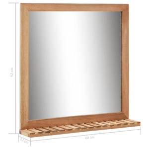 Spiegel 247605 Braun - Massivholz - Holzart/Dekor - 12 x 62 x 60 cm