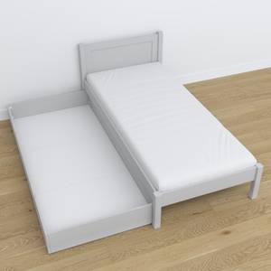 Einzelbett N02 mit Schublade Grau - 80 x 190 cm