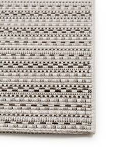 In- & Outdoor-Teppich Naoto Grau - Weiß - Textil - 120 x 1 x 170 cm