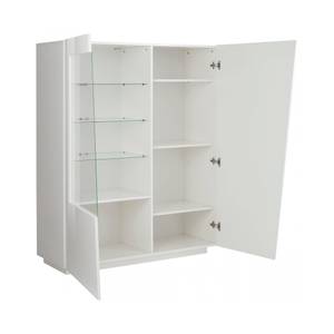 Vitrine Nevio Blanc brillant Blanc