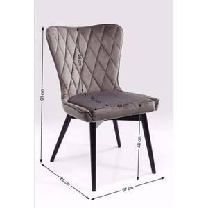 Chaise Marshall Gris - Textile - 57 x 89 x 60 cm