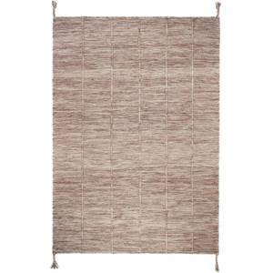 Wollteppich LHENA BRAUN ROSA M Multicolor - 120 x 170 cm