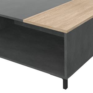 Table basse décor béton gris - MADDY Gris - Pierre - 90 x 39 x 90 cm