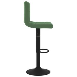 Tabouret de bar 3007103 (lot de 2) Vert - Métal - Textile - 47 x 111 x 40 cm