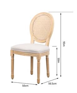 Lot de 2 chaises RICHELIEU Gris lumineux