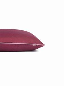 Kissenbezug Dove Signature Polyester / Baumwolle - Hochglanz Bordeaux - 40 x 40 cm