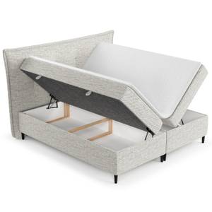 Boxspringbett Sinai I Taschenfeder Grau - Breite: 200 cm