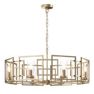 Suspension luminaire Bowi 1 Doré - Verre - Métal - 87 x 40 x 88 cm
