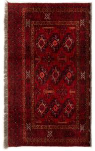 Teppich Afghan X Rot - Textil - 100 x 1 x 178 cm