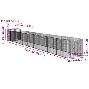 Hundehütte 3030300 Tiefe: 1017 cm